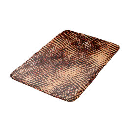 Tapete De Banheiro Arranhões grossos e crus em laranja com sombra