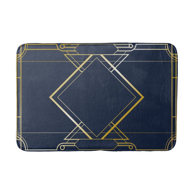 Tapete De Banheiro Art Deco Bath Mat (Frente)
