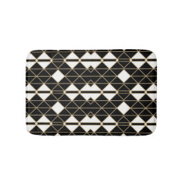Tapete De Banheiro Art Deco Black and Gold Geometric luxury