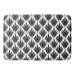 Tapete De Banheiro Art Deco Feather Fan Patterno