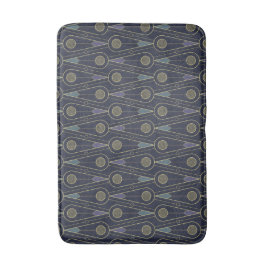 Tapete De Banheiro Art Deco pattern with geometric shapes in gold