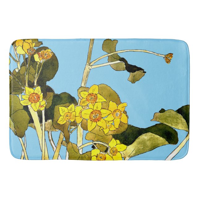 Tapete De Banheiro Art Nouveau Buttercups (Frente)