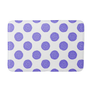 Tapete De Banheiro Art Nouveau Mackintosh Rosas Retro Floral Roxo