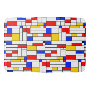 Tapete De Banheiro Arte abstrata no estilo de Piet Mondrian