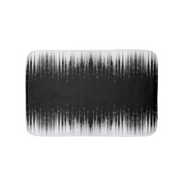 Tapete De Banheiro Arte de Listras Hipoplásticas em Listras em Círcul