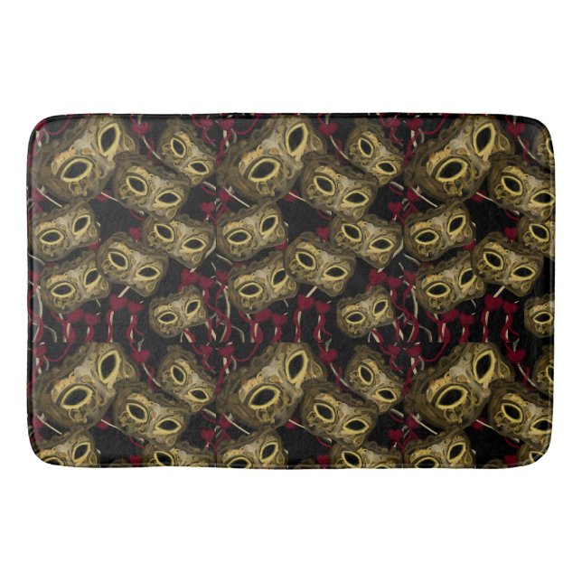 TAPETE DE BANHEIRO ARTE DE MÁSCARAS       (Frente)