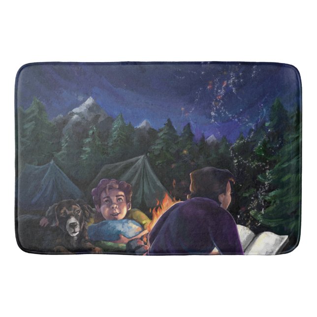 Tapete De Banheiro Arte dos Cavaleiros de Verão (Frente)