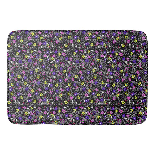 Tapete De Banheiro Arte Floral Primavera (Frente)