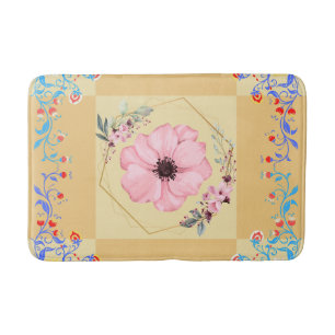 Tapete De Banheiro Arte Floral, Renascimento Primavera