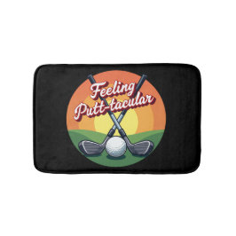 Tapete De Banheiro Arte Humorística de Golfe para Decoração de Banhei