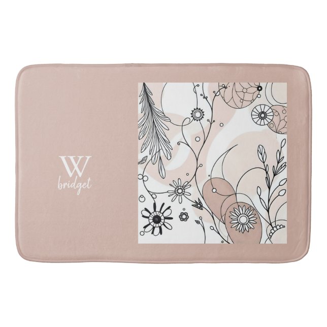 Tapete De Banheiro Arte mínima quente para casas (Frente)