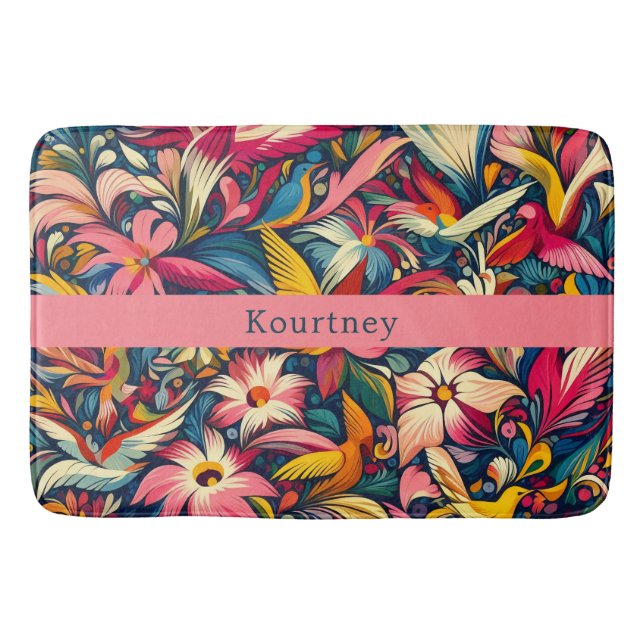 Tapete De Banheiro Arte moderna do abstrato (Frente)