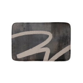 Tapete De Banheiro Artista Moderno Brown Abstrato