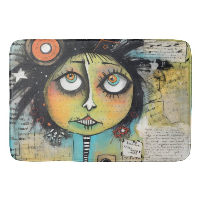 Tapete De Banheiro ArtLady 19 Encantada e angustiada (Frente)