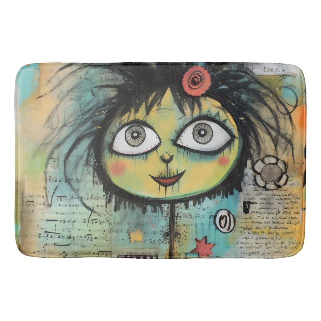 Tapete De Banheiro ArtLady 4 encantadora e angustiada (Frente)
