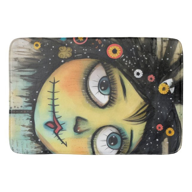 Tapete De Banheiro ArtLady 6 encantadora e angustiada (Frente)