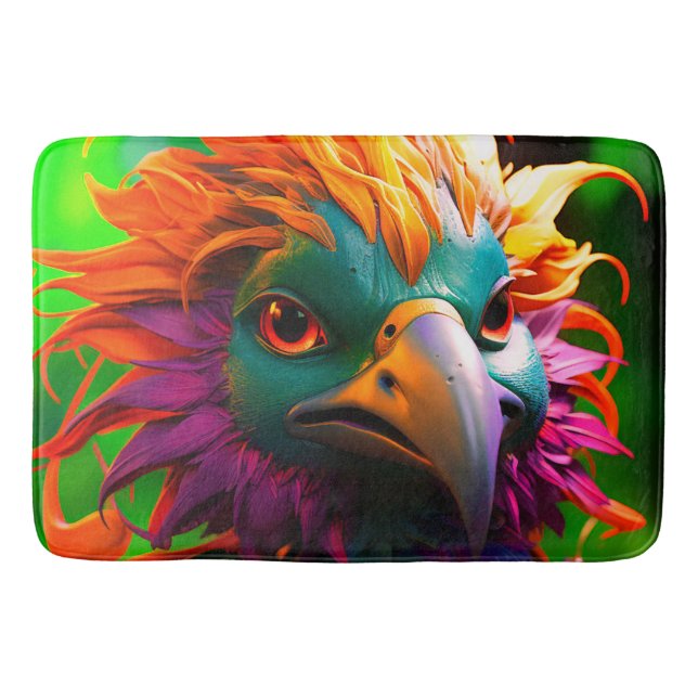 Tapete De Banheiro Artsy Bird (Frente)