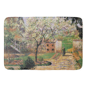 Tapete De Banheiro Árvore de ameixa de flores, Eragny Camille Pissarr