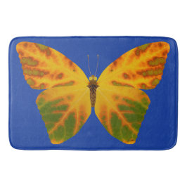 Tapete De Banheiro Aspen Leaf Butterfly 1