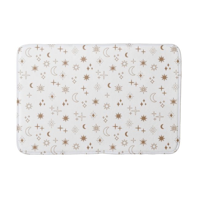 Tapete De Banheiro Astrology Star Pattern (Frente)