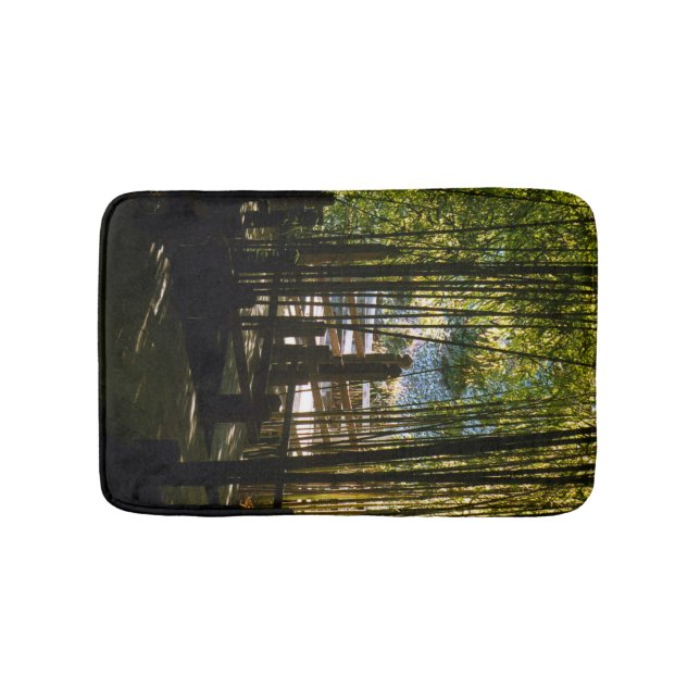 Tapete De Banheiro Através Do Bambu (frente)