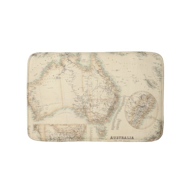 Tapete De Banheiro Austrália e Nova Zelândia (frente)