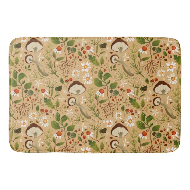 Tapete De Banheiro Autumn Foliage Bath Mat (Frente)