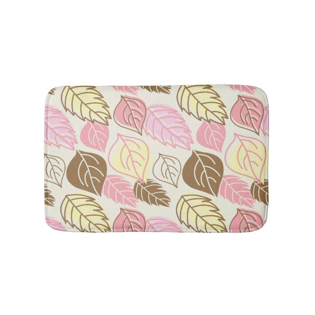Tapete De Banheiro Autumn Splendor: Leaf Seamless Pattern (frente)