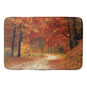 Tapete De Banheiro Autumn Trees Bath Mat