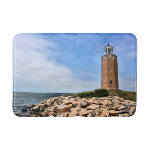 Tapete De Banheiro Avery Point Lighthouse, Connecticut Bath Mat