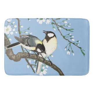 Tapete De Banheiro Aves e Cherry Blossoms Ohara Koson