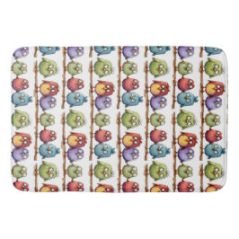 Tapete De Banheiro Aves Whimsical 2