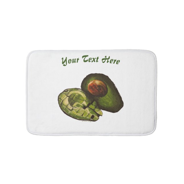 Tapete De Banheiro Avocado Bath Mat (frente)