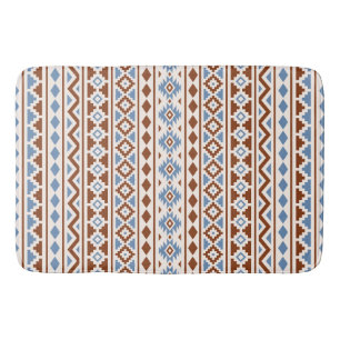 Tapete De Banheiro Aztec Essência Vertical Ptn II Creme Azul