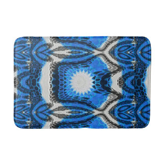 Tapete De Banheiro Azul atômico