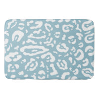 Azul e Branco Chic Guepardo Leopardo Estampa Anima