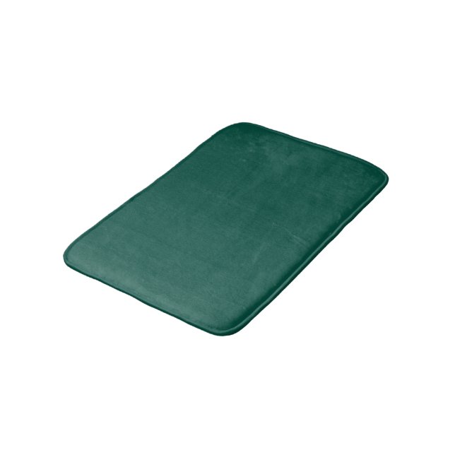 Tapete De Banheiro Azul-esverdeado (roda de cores) Verde Mar Profundo (Angulado)