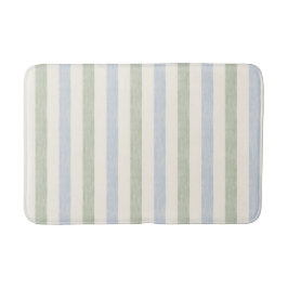 Tapete De Banheiro Azul Pastel Verde Sage Listra Boho Casa de Campo