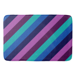 Tapete De Banheiro Azul, Púrpura, Rasgos, Banho Grande