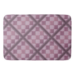 Tapete De Banheiro Azulejo de vidro cor púrpura 3D