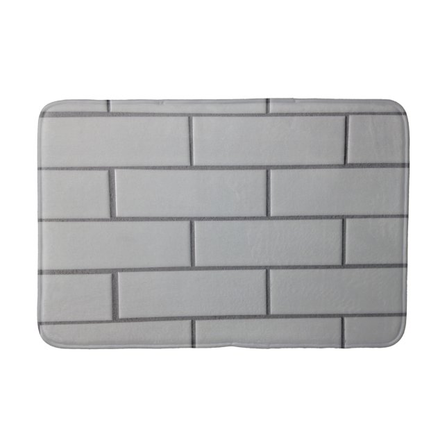 Tapete De Banheiro Azulejo do metro da camuflagem (Frente)