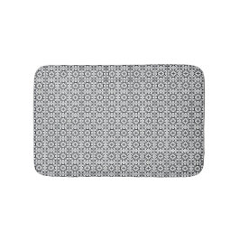 Tapete De Banheiro Azulejo Estilo Espanhol Preto e Branco