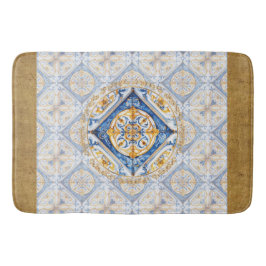 Tapete De Banheiro Azulejo Talavera Florentine Azulejo Look Bath Mat