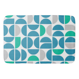 Tapete De Banheiro Azulejos Aquáticos de meio século