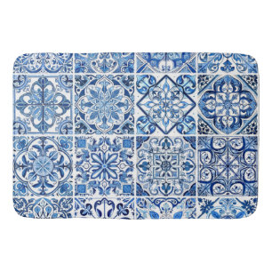 Tapete De Banheiro Azulejos do Mediterrâneo, Portugal, Azulejo, Majol