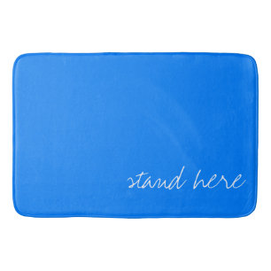 Tapete De Banheiro Azure azul personalizado