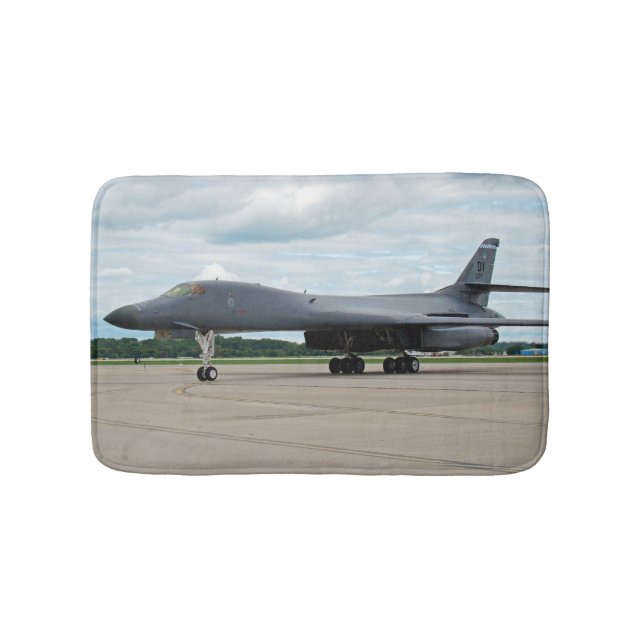 Tapete De Banheiro B-1B Lancer Bomber em Terra (frente)