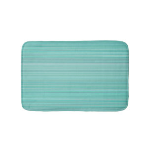Tapete De Banheiro Baby Aqua Stripes Bath Mat