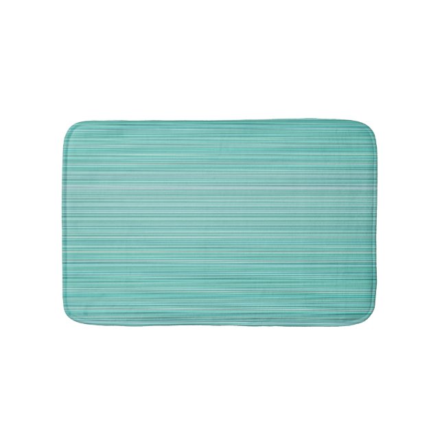 Tapete De Banheiro Baby Aqua Stripes Bath Mat (frente)