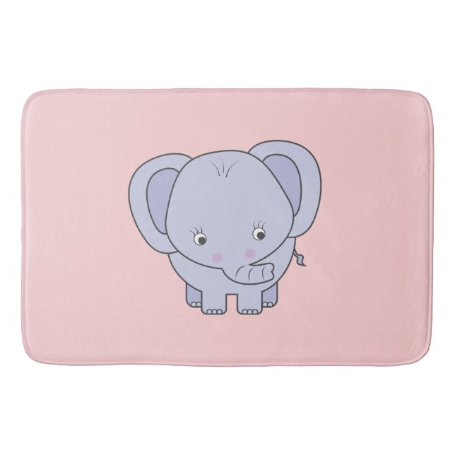 Tapete De Banheiro Baby Elephant (Frente)